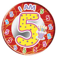 Five-year old badge: Our demo HYP is now five years old.