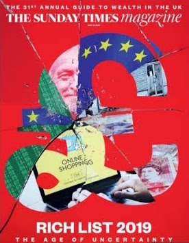 Cover of the 1999 Sunday Times Rich List.